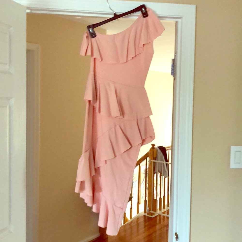 Brand new peplum baby pink dress